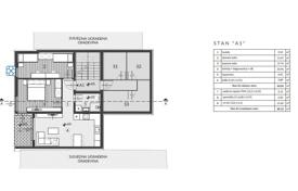 2 odalılar yeni binada daireler 80 m² Banjole (Croatia)'da, Hırvatistan. 243,000 €