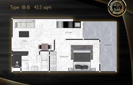 1 odalılar daire 44 m² Pattaya'da, Tayland. $203,000