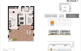 2 odalılar daire 81 m² Torrevieja'da, İspanya. 308,000 €