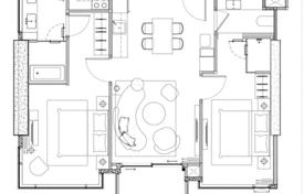 2 odalılar daire 84 m² Pattaya'da, Tayland. $591,000