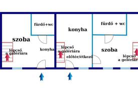 2 odalılar daire 70 m² District V (Belváros-Lipótváros)'da, Macaristan. 221,000 €