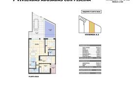 3 odalılar yazlık ev 91 m² Pilar de la Horadada'da, İspanya. 320,000 €
