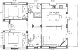 3 odalılar yeni binada daireler 90 m² Vrsi'de, Hırvatistan. 218,000 €