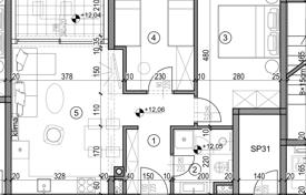 2 odalılar yeni binada daireler 56 m² Pula'da, Hırvatistan. 170,000 €