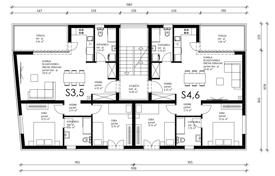 3 odalılar daire 75 m² Privlaka'da, Hırvatistan. 220,000 €