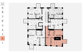 3 odalılar daire 69 m² Vidzeme Suburb'da, Letonya. 260,000 €