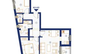 2 odalılar daire 57 m² Budva city'da, Karadağ. 239,000 €