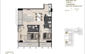 2 odalılar daire 78 m² Pattaya'da, Tayland. $279,000