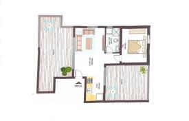 2 odalılar çatı dairesi 48 m² Aşdot'ta, İsrail. $491,000