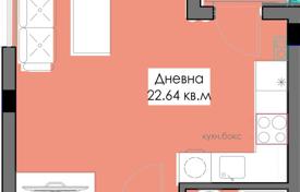 1 odalılar yeni binada daireler 44 m² Burgas (city)'da, Bulgaristan. 48,000 €
