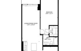 2 odalılar daire Etobicoke'de, Kanada. C$967,000