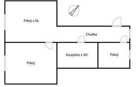 3 odalılar daire 61 m² Prague 8'da, Çekya. Price on request