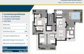 3 odalılar daire 100 m² Larnaka'da, Kıbrıs. 630,000 €