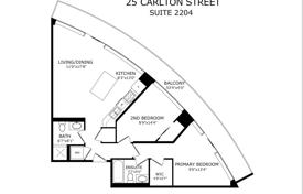 2 odalılar daire Carlton Street'da, Kanada. C$1,297,000