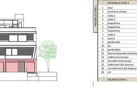 4 odalılar yeni binada daireler 208 m² Zadar'da, Hırvatistan. 1,230,000 €