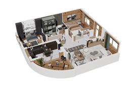4 odalılar yeni binada daireler 116 m² Chamonix'da, Fransa. 1,280,000 €