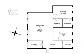 3 odalılar daire 101 m² Presnensky district'da, Rusya. 120,000,000 ₽