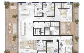 5 odalılar çatı dairesi 150 m² Netanya'da, İsrail. $1,609,000