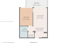 1 odalılar kondominyumda daireler 43 m² West Avenue'de, Amerika Birleşik Devletleri. $395,000